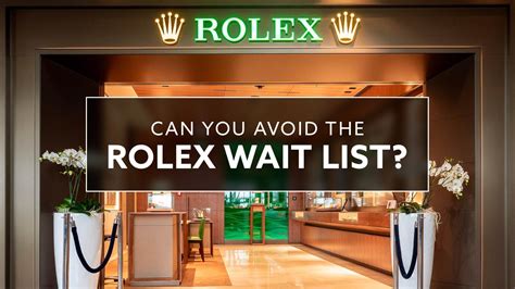 pragnell rolex waiting list|rolex customer waiting list.